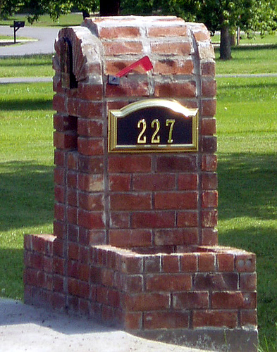 Brick Mailbox