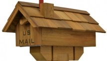 Wooden Mailbox
